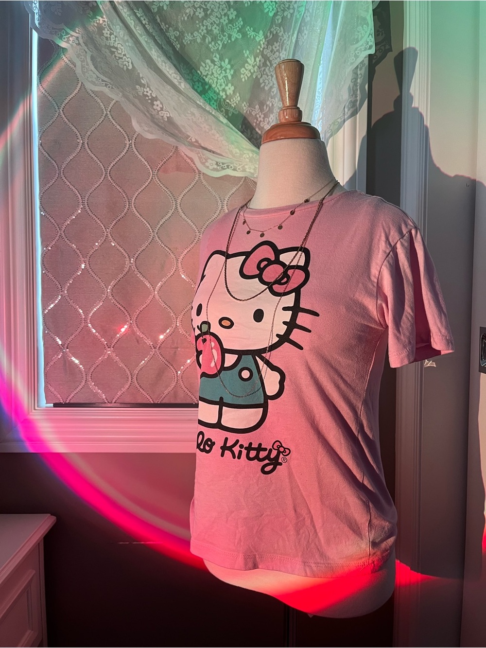 Hello Kitty Pink Graphic Tee/Baby Tee